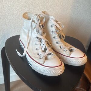 White high top converse